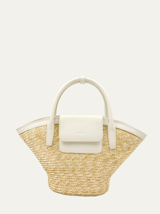 MINI BEACH BAG STRAW HAT BASKET HAND BAG