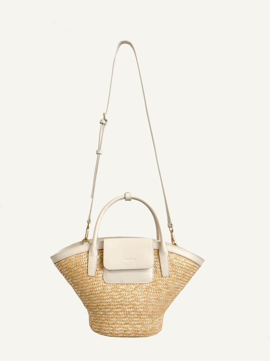 MINI BEACH BAG STRAW HAT BASKET HAND BAG