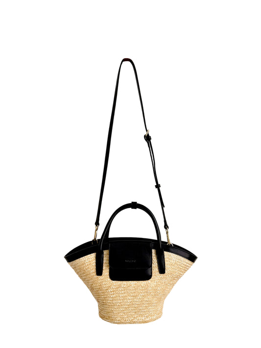 MINI BEACH BAG STRAW HAT BASKET HAND BAG
