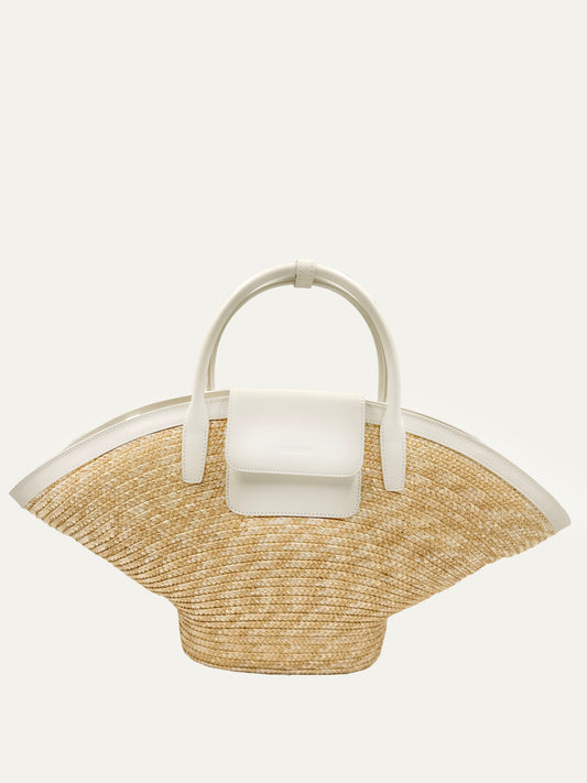 THE BEACH BAG STRAW HAT BASKET